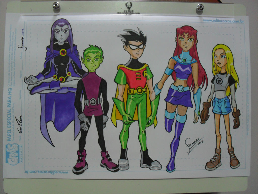 TEEN TITANS COLOR By FERPHN On DeviantArt teen-titans-color-by-ferphn-on-deviantart