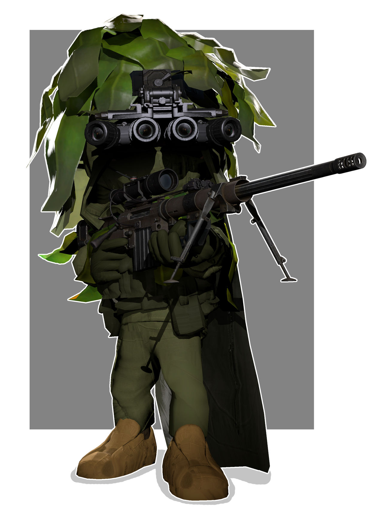 Splatoon Military Splatoon Sniper by mrjossman3 on DeviantArt