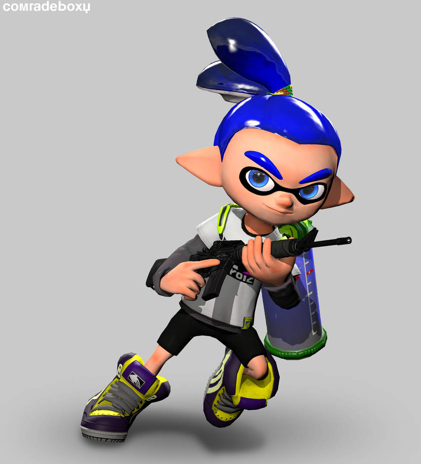 Inkling Boy From Splatoon 1 by mrjossman3 on DeviantArt