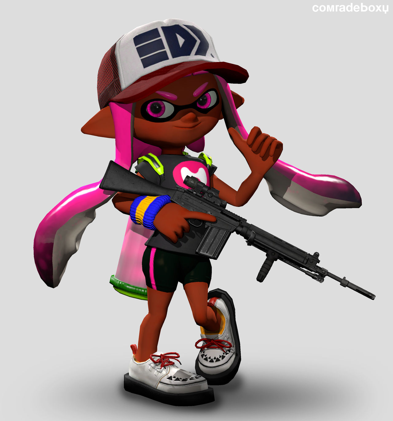 Splatoon 1 - Pink Inkling Girl by mrjossman3 on DeviantArt