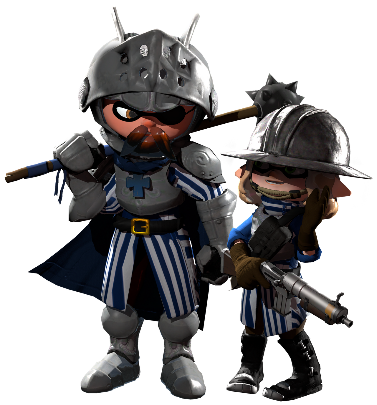 Knight And Gunner by mrjossman3 on DeviantArt