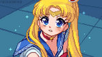 Sailor Moon Redraw [pixel] by RockuSocku