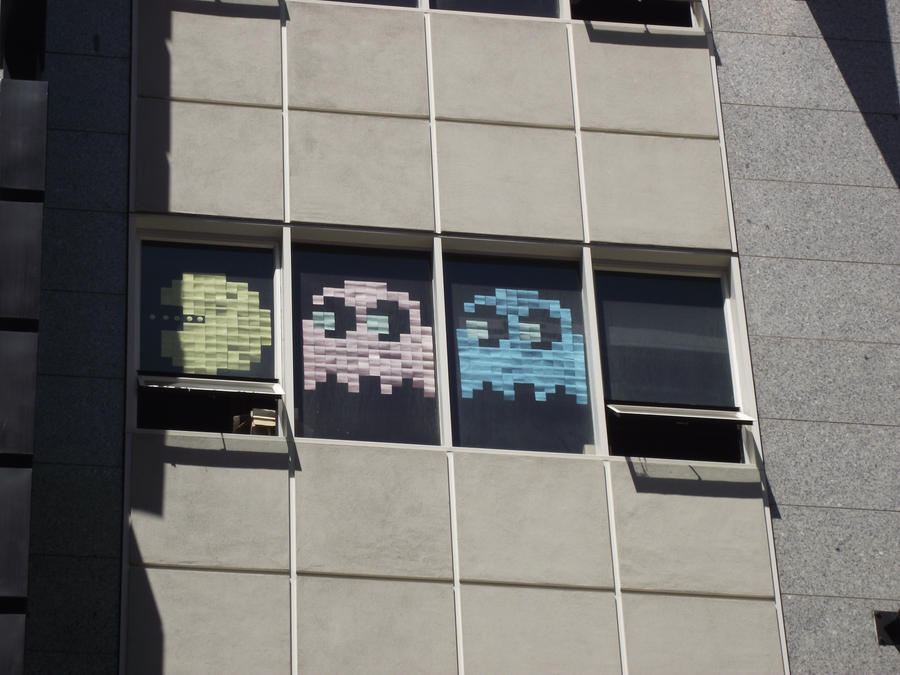 Post-It Pac-Man by CypressTiger on DeviantArt