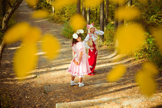 Touhou: Tewi and Mokou