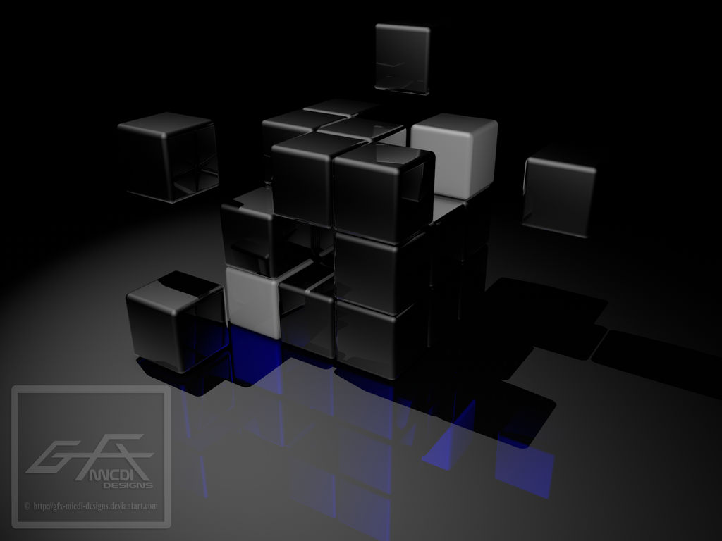 Black Rubik Cube by gfx-micdi-designs on DeviantArt
