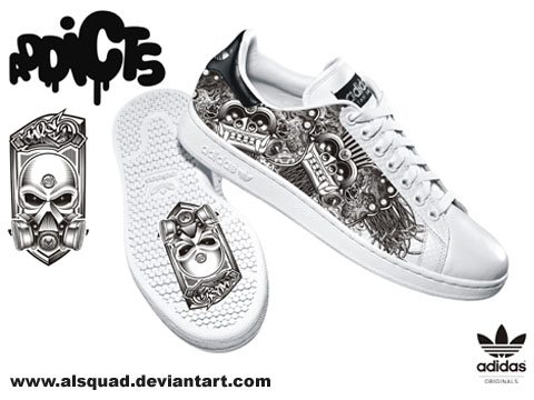 Custom Cool: Hand-Painted Adidas Shoes For Men