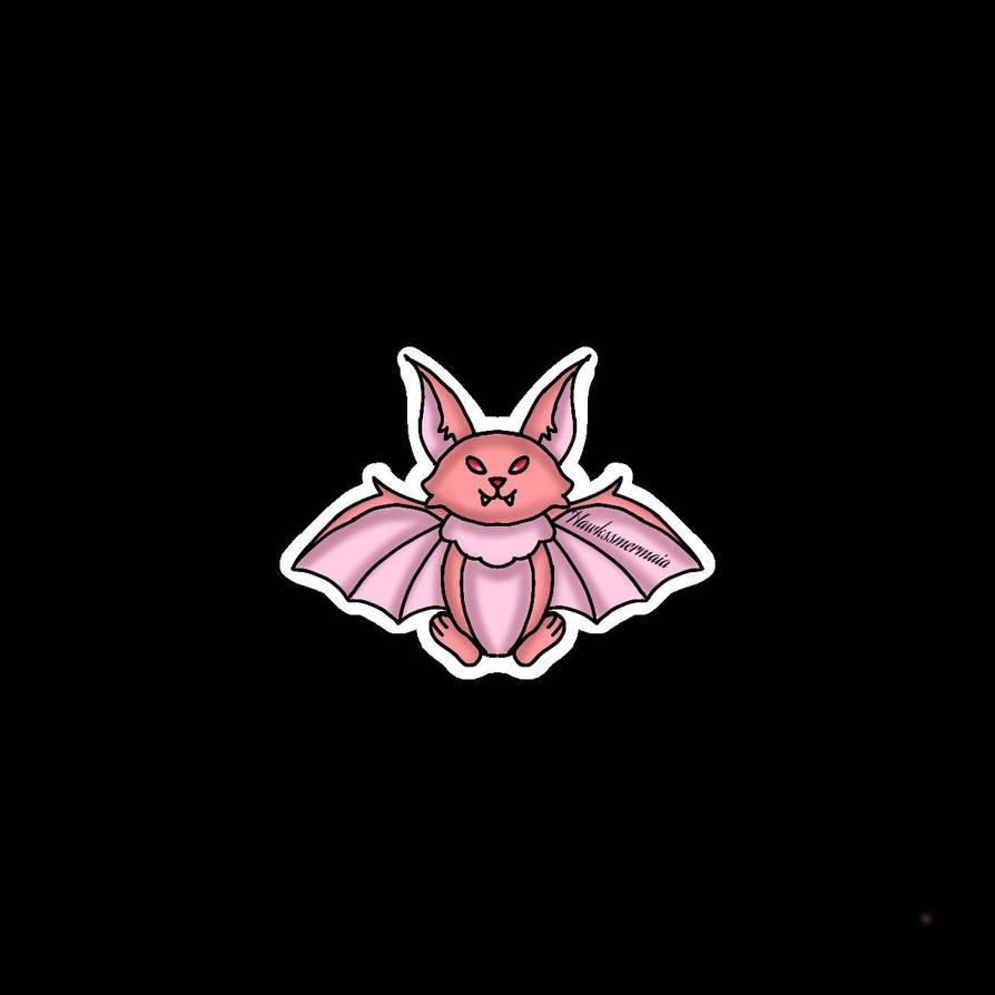 Pink Small Bat Pink Bat by HawkssmermaidArt on DeviantArt