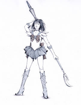 Sailor Saturn - Traditional Art