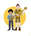 Guitar/Ukulele by Vickismol