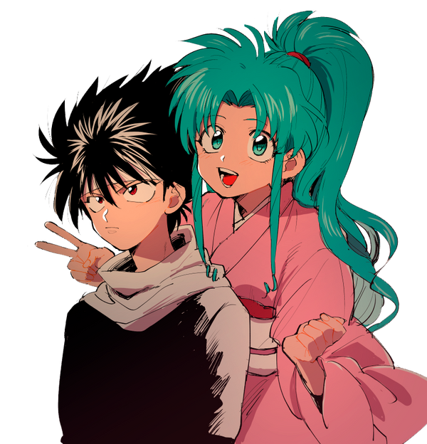 Botan X Hiei png by AriaLacava on DeviantArt