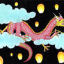 Dragon and Sky Lanterns