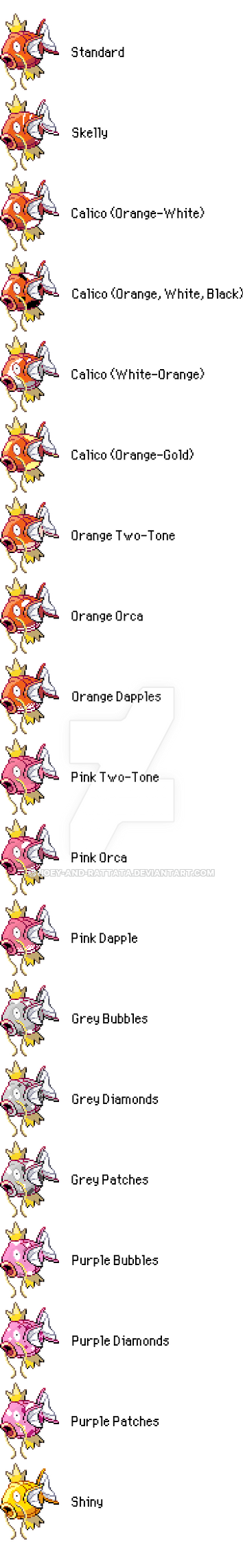 Magikarp Jump Patterns by joey-and-rattata on DeviantArt