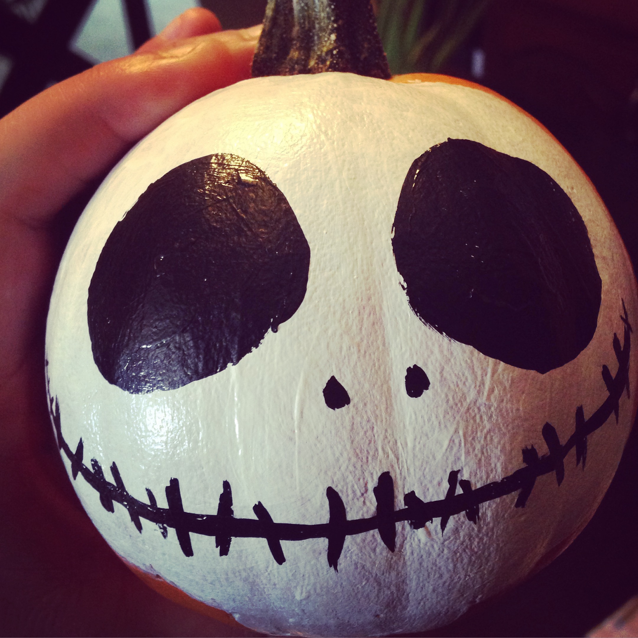 Jack Skellington Painted Pumpkin by HanginWithJudas on DeviantArt