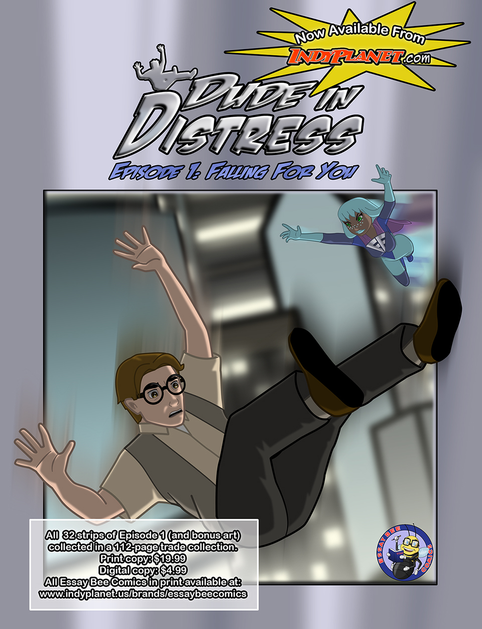 Dude in Distress Episode 1 Print Version Ad by EssayBee