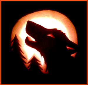 Howling Wolf Pumpkin