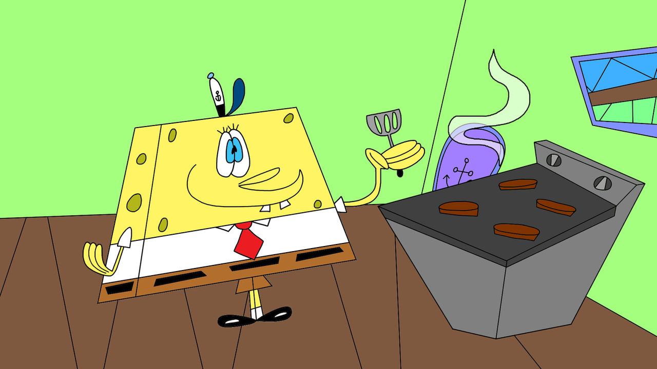 Spongebob Work Workin' At The Krusty Krab With Spongebob by SuperLuke98 on DeviantArt
