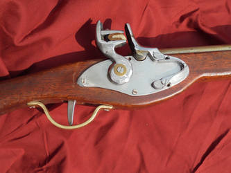 Musket flintlock detail