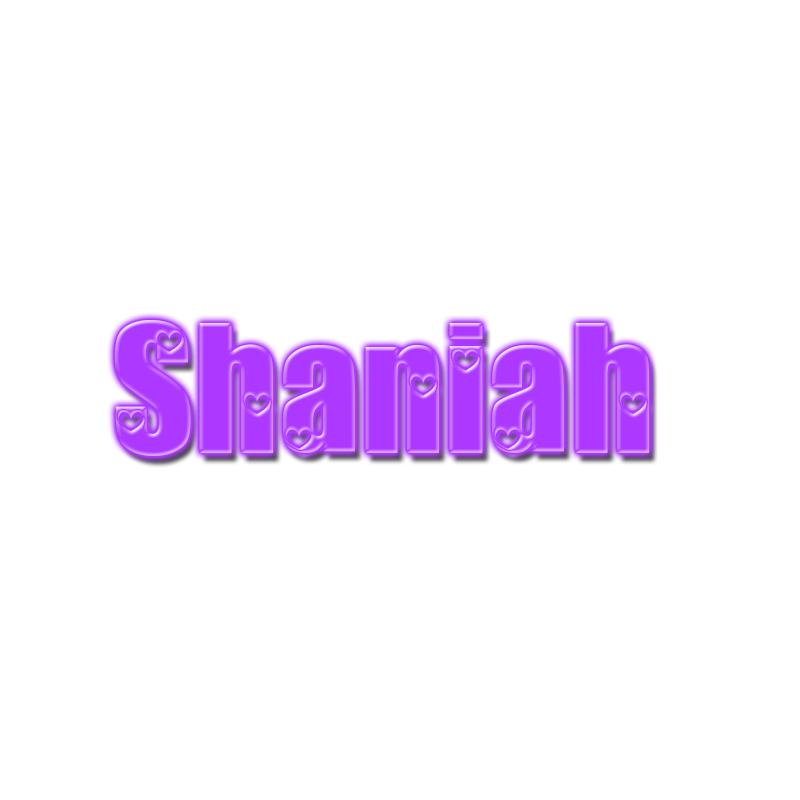 Shaneah Lettering GlowText for Shaniah PNG by keisiguillen on DeviantArt