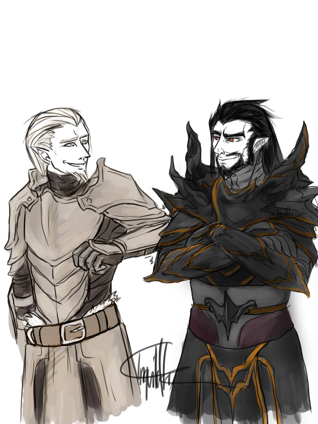 We were brothers once, Alduin and I