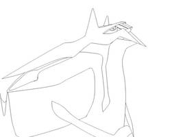 dialga lineart