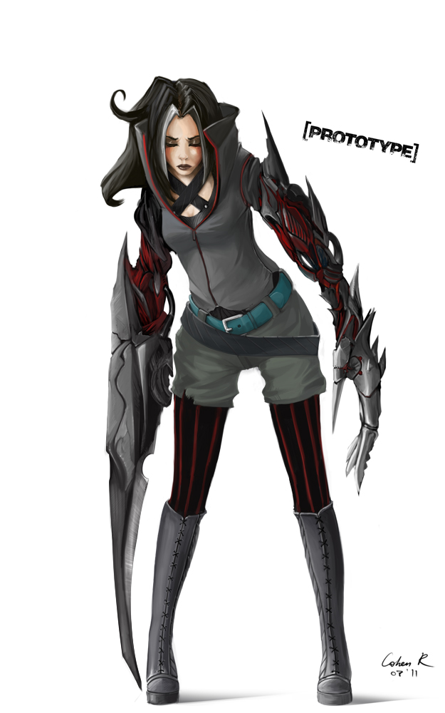 Prototype Female Mod Female Prototype by CohenR on DeviantArt