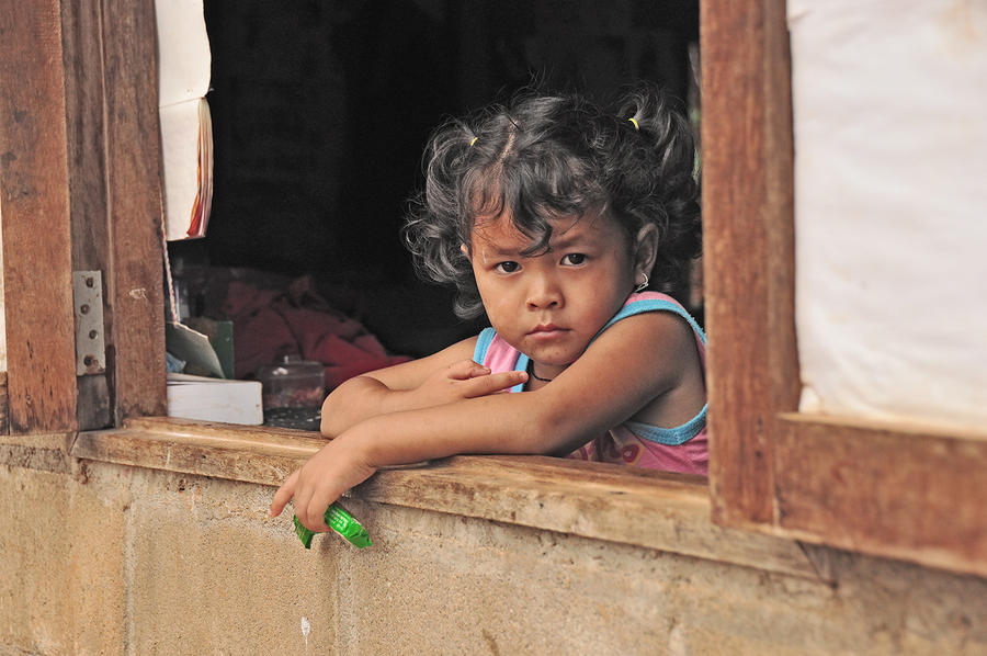 Thailand: Girl at the Window