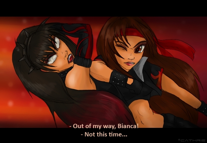 + Black Rose vs Bianca +