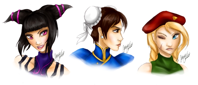 + Juri - Chun-Li - Cammy +