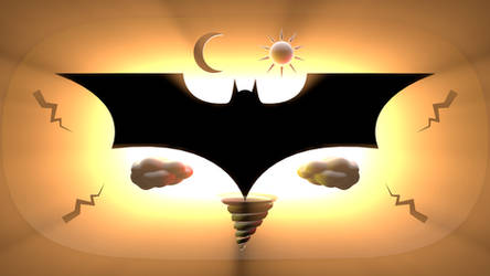 Batman The Weatherman by kingadir10