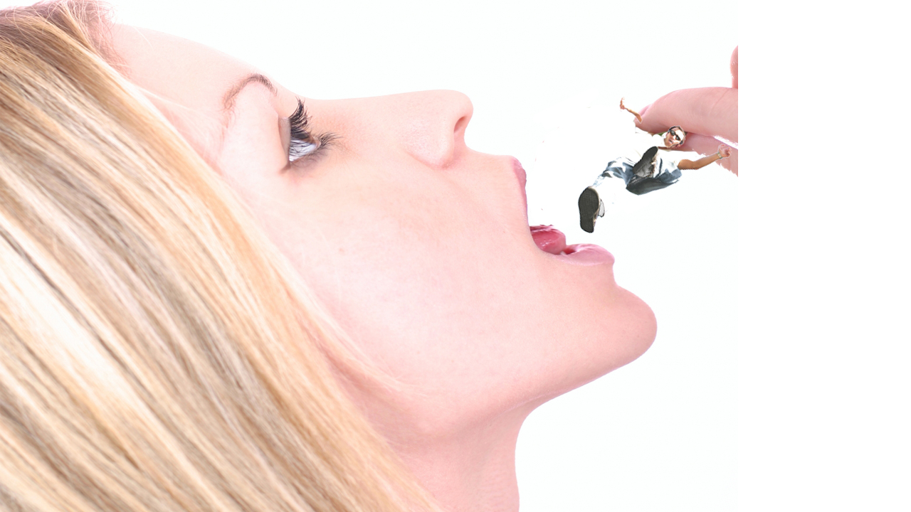 She will eat you alive by idesignme on DeviantArt