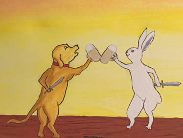 Drollery Rabbit Explore the Best Drollery Art | DeviantArt