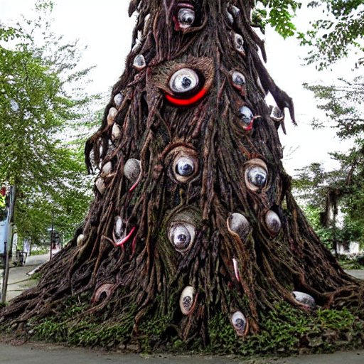 tree made of arms and eyes by CriticalDove on DeviantArt