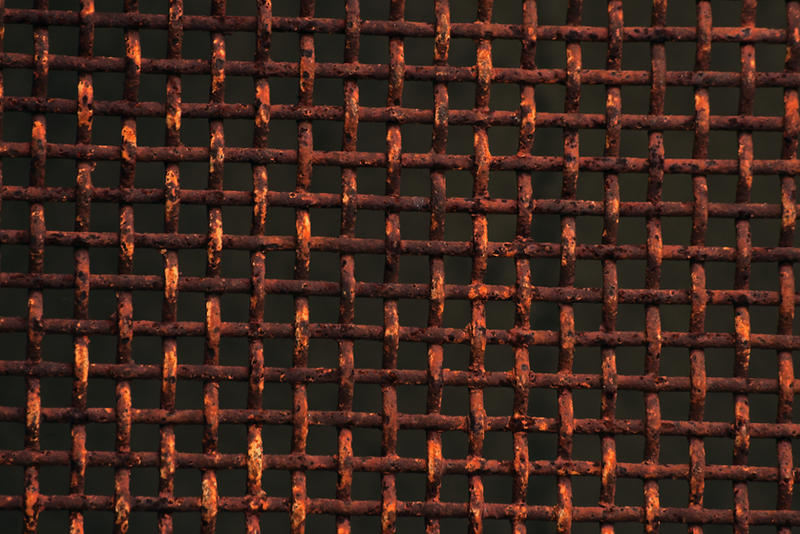 Rusted Grid Texture