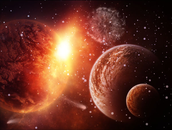 Planetary Collision by Archekoeln on DeviantArt
