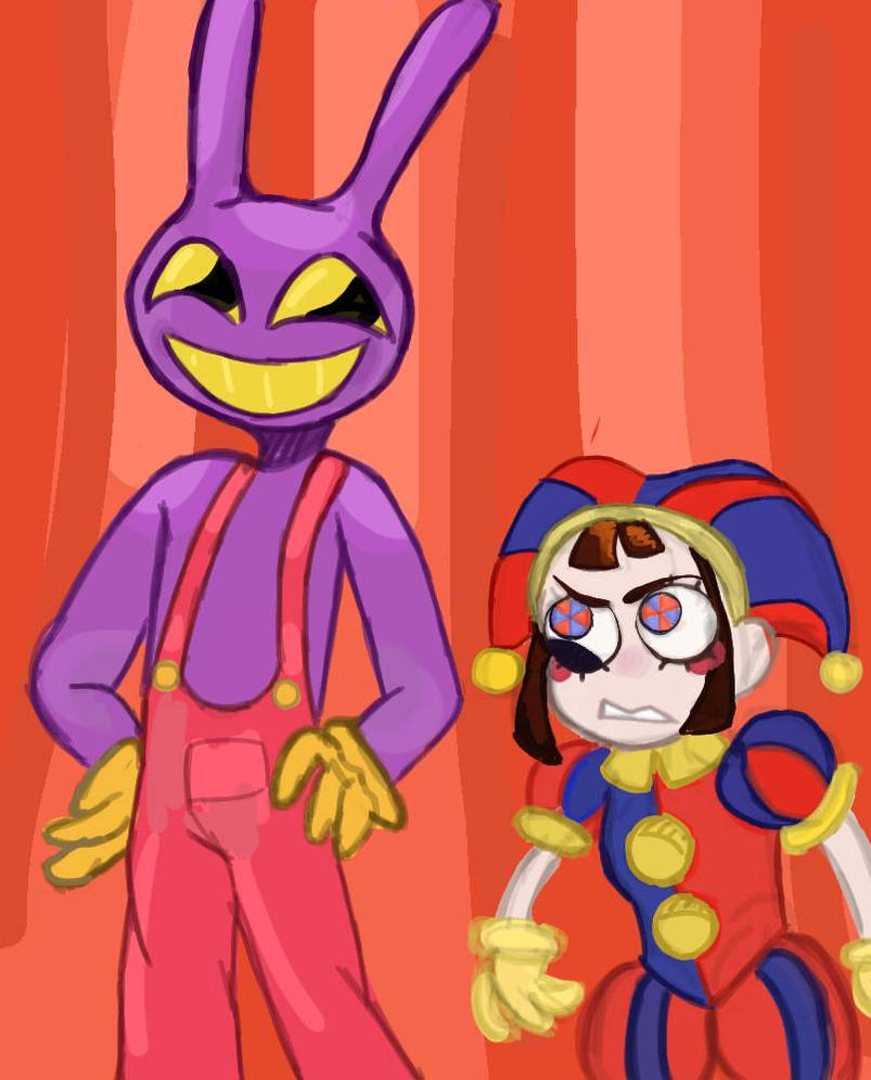Jax And Pomni By SHUTITANIMATIONS2 On DeviantArt jax-and-pomni-by-shutitanimations2-on-deviantart