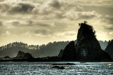 Dusk haystacks