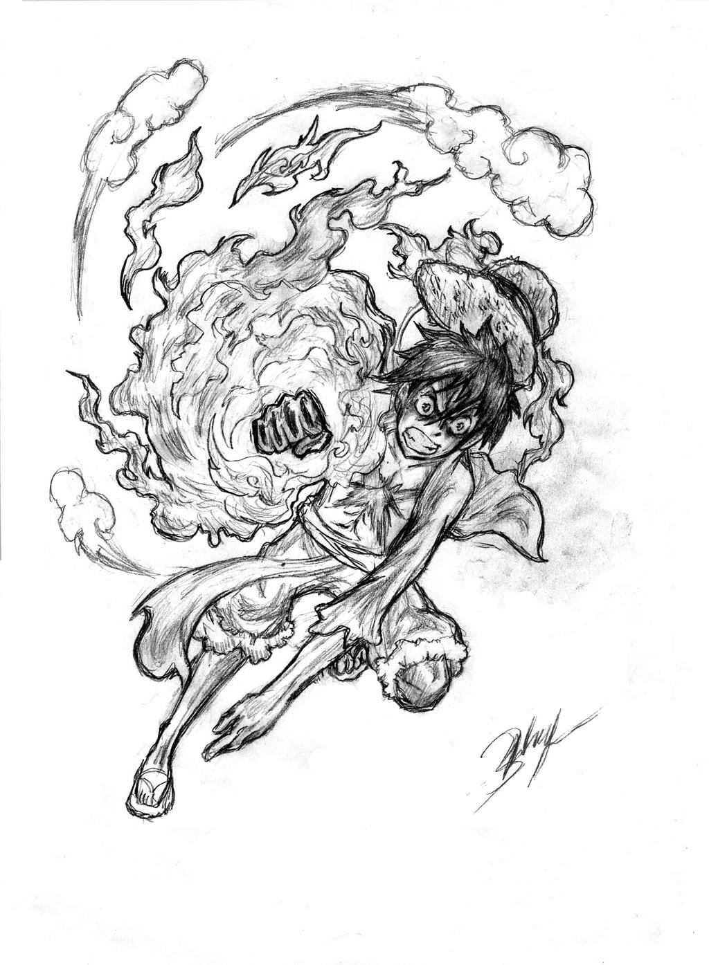 Luffy Gum Gum Red Hawk By Needformang On Deviantart Luffy Gum Gum Red Hawk By Needformang On Deviantart