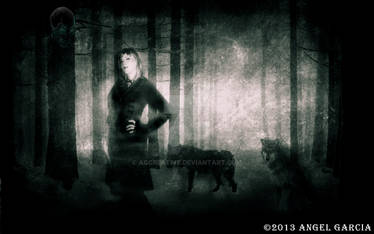 Linkye Wolf in the dark forest 02 2013 ANGEL