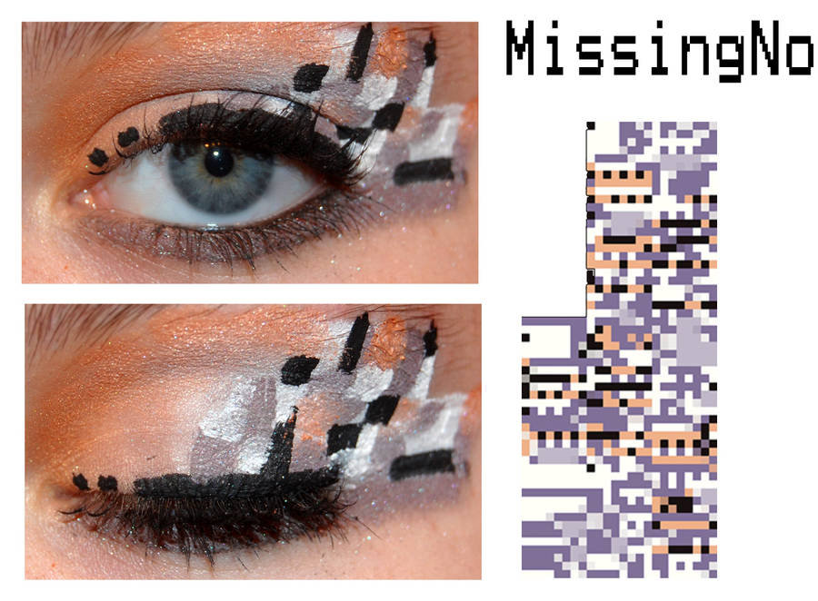 Pokemakeup: MissingNo by nazzara