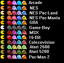 Different Pacman Different Pac-Men and Ghosts by AlexTheTankin on DeviantArt