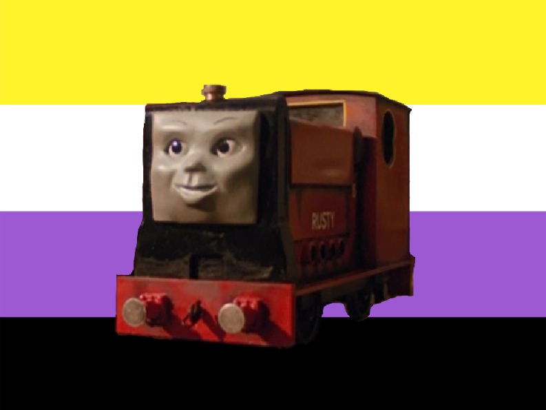 a TTTE LGBTQ Headcanon for Rusty by AlexTheTankin on DeviantArt