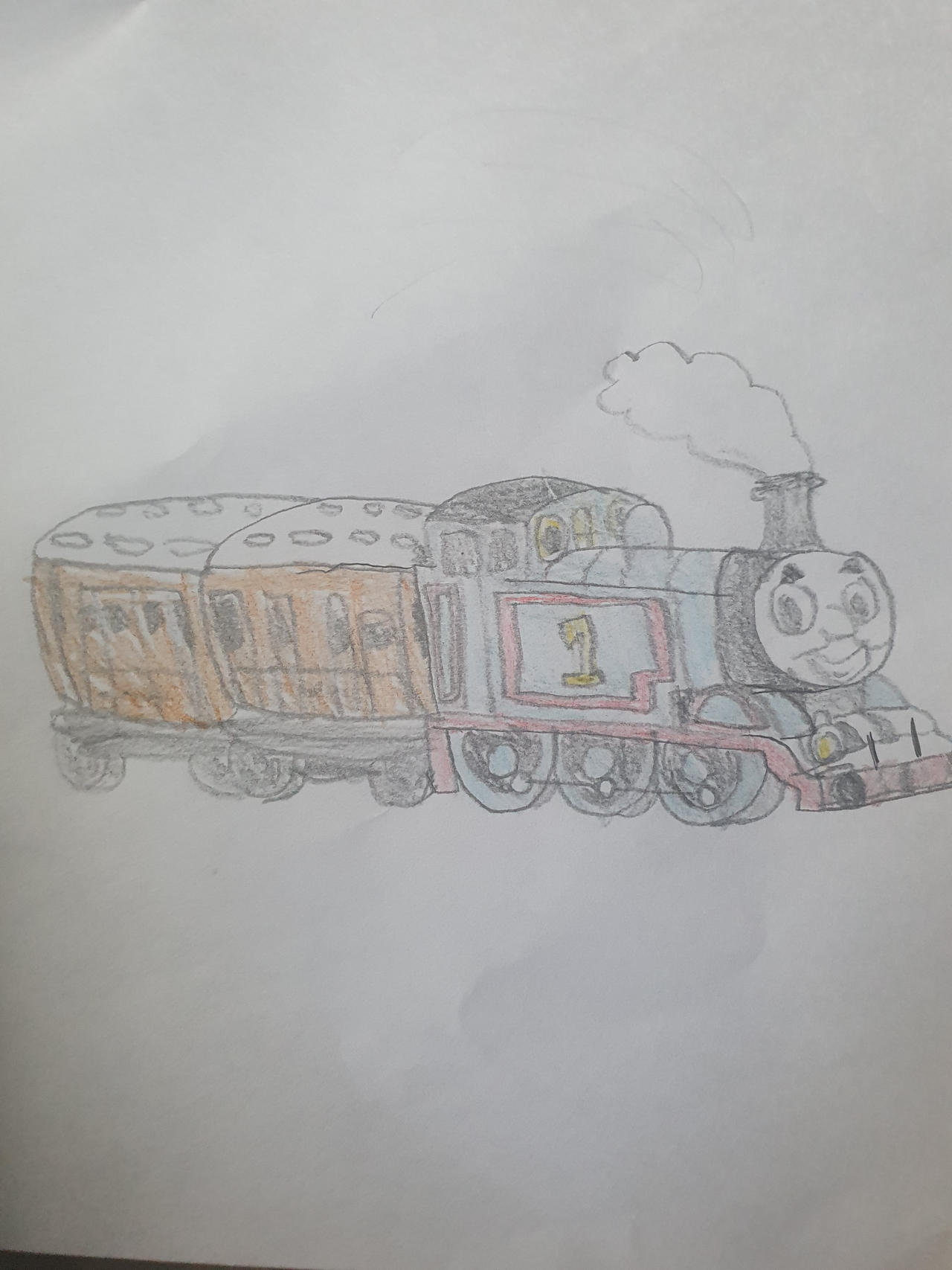 Thomas Drawing Deviantart Thomas The Tank Engine Drawing by AlexTheTankin on DeviantArt