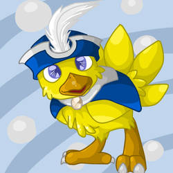 Blue Mage Chocobo by chocoboclub