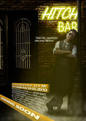 HITCH BAR PLAY POSTER