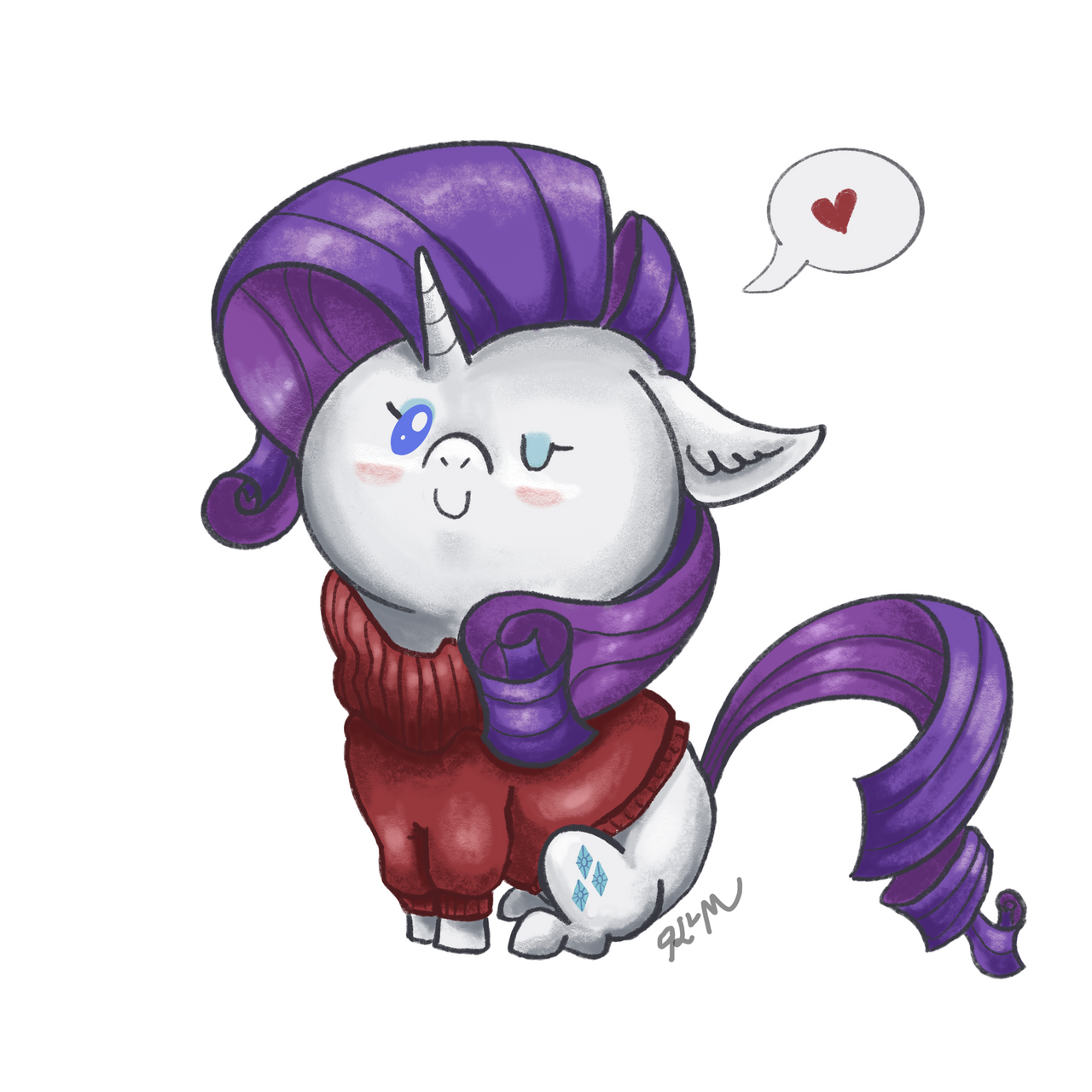 Rarity Chibi by CatScratchPaper on DeviantArt