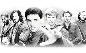 Merlin and the knights