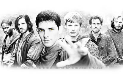 Merlin and the knights