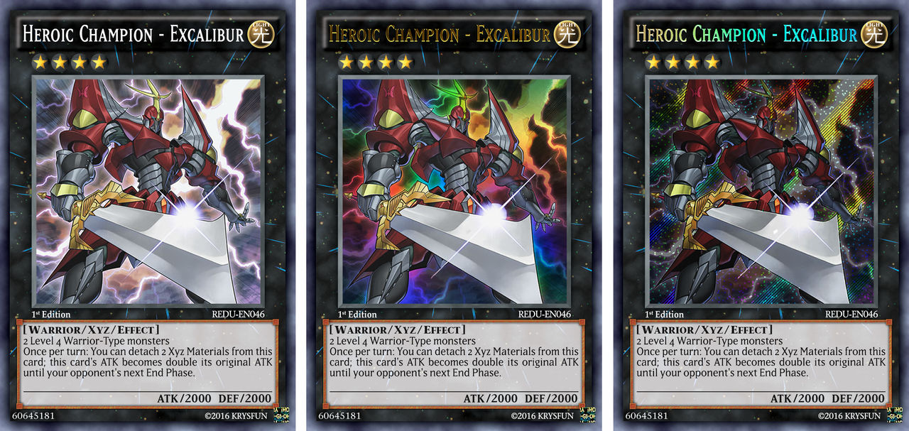 Heroic Champion - Excalibur (Ultra - ScR) by KrysFun on DeviantArt Heroic Champion - Excalibur (Ultra - ScR) by KrysFun on DeviantArt