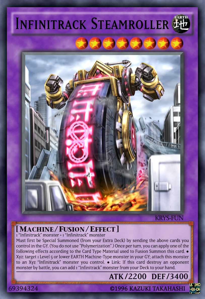 Infinitrack Steamroller (funcard) by KrysFun on DeviantArt Infinitrack Steamroller (funcard) by KrysFun on DeviantArt