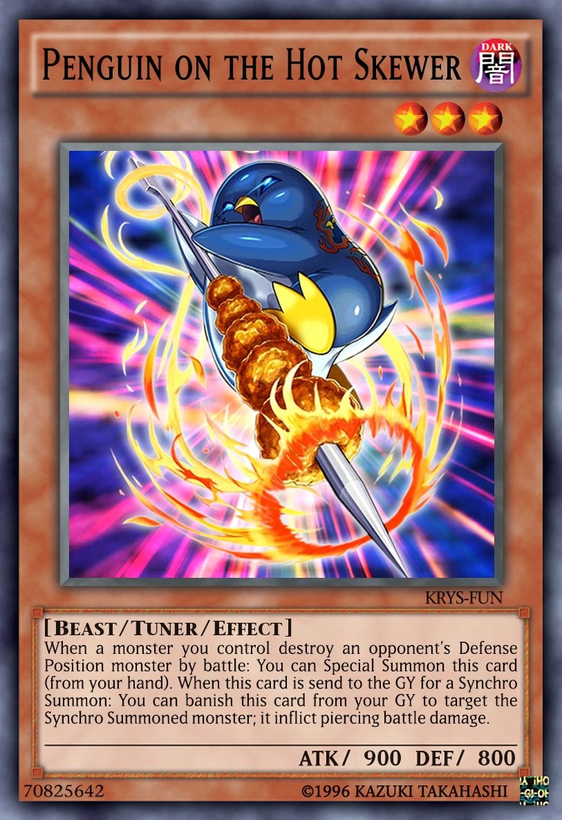 penguin yugioh cards My Deck Profile for January 2025 Penguin (funcard) by KrysFun on